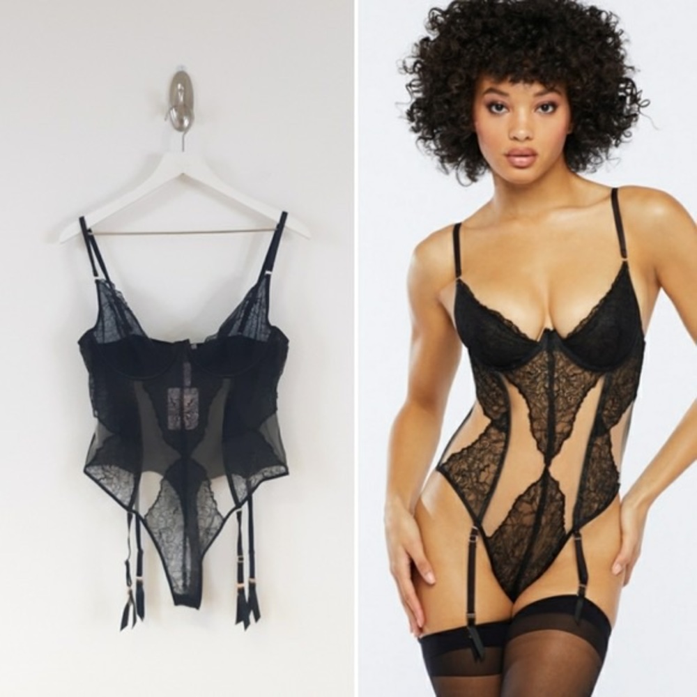 NWT Savage X-Fenty Lace Teddy